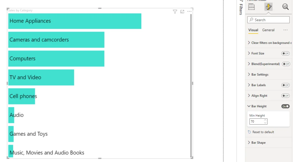 How to Increase Bar Size in Power BI Power Tech Tips