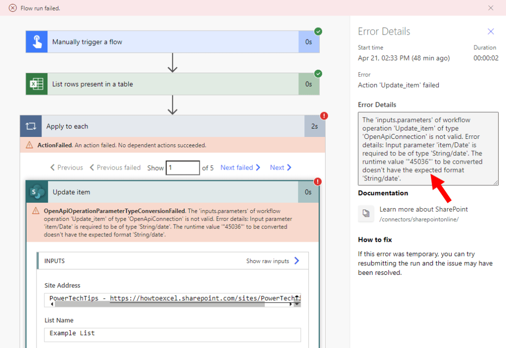 convert-excel-date-to-sharepoint-list-in-power-automate-power-tech-tips